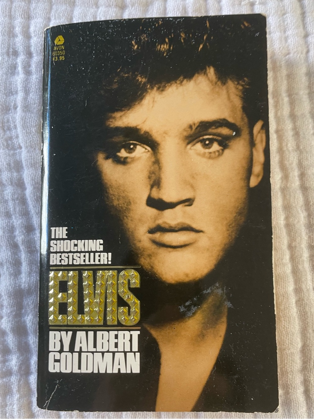 1982 Elvis by Albert Goldman Vintage Paperback, First Avon Printing, Illustrated